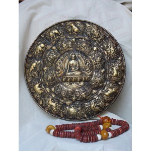 Assiette Bouddha protecteur